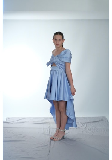 Kız Çocuk Abiye Bebemavi Askılı Saten Kuyruklu Önü Kurdele Detaylı Kız Çocuk Abiye 10-15 Yaş Bebemavi Kız Çocuk Abiye Bebemavi Askılı Saten Kuyruklu Önü Kurdele Detaylı Kız Çocuk Abiye 10-15 Yaş Bebemavi