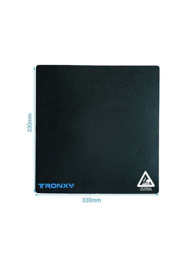 Yaozixa 3d Yazıcı Isı Taban Sticker'ı Siyah 330x330mm Yüksek Sıcaklık Dayanıklı Pvc Pla/abs Tutucu Modeli Kolay Çıkarma