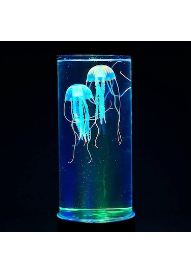 2024 Led Denizanası Lav Lambası Çok Renkli, Gece Lambası Usb Şarjlı, Masa Yuvarlak Ruh Hali Lambası, Erkekler İçin Dekorasyon Oyuncağı Çok Renkli