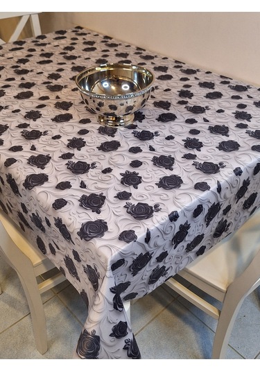 Kumaş Dokulu Tabanı Silikonlu Yıkanabilir Silinebilir Ütülenebilir Kaymaz Dekoratif Masa Örtüsü Brs020 Beyaz Siyah Kumaş Dokulu Tabanı Silikonlu Yıkanabilir Silinebilir Ütülenebilir Kaymaz Dekoratif Masa Örtüsü Brs020 Beyaz Siyah