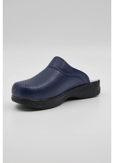 Terz-0052 Quicksteps Professional Kadın Anatomik Ve Comfort Sabo Terlik Lacivert