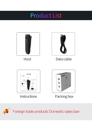 Geeksen A18 Taşınabilir Spor Kamera - 1080p Hd Dış Mekan Kayıt Cihazı