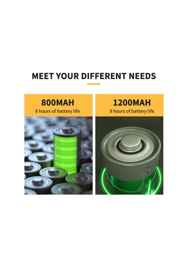 Geeksen Kask Şarj Edilebilir Motosiklet Kask Sileceği Evrensel 800 Mah Çok Renkli