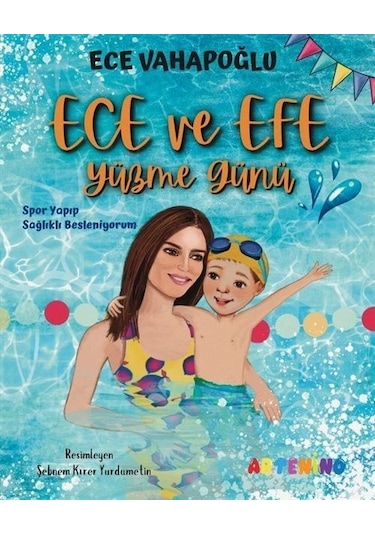Ece Ve Efe Yüzme Günü - Spor Yayıp Sağlıklı Besleniyorum / Ece...