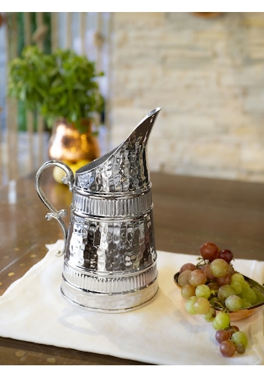 Bakır Boza Sürahi Gümüş