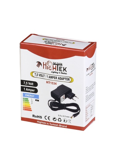Hıghtek 7,5v 1a Smps Piriz Tipi Adaptör Ht-1534