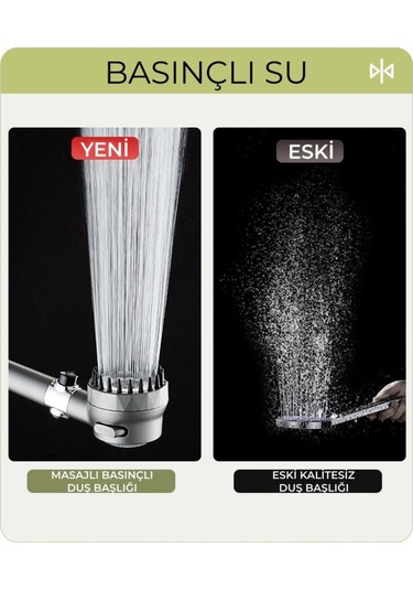 Sardıcı Yeni Nesil Masajlı Filtreli Stop Tuşlu 3 Fonksiyonlu Su Tasarruf