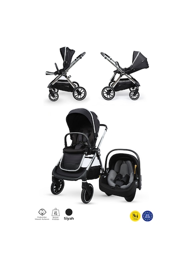 Kanz Explorer Autofold Travel Sistem Bebek Arabası Cole Black