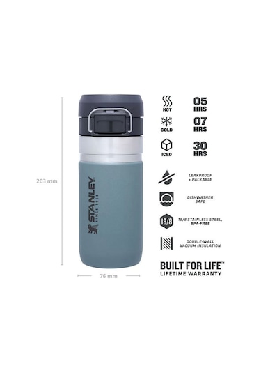 Stanley The Quick Flip Paslanmaz Çelik Termos Bardak 0.47 LT Açık Mavi