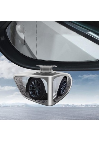 Siyah Araba Kör Nokta Aynası Çift Taraflı Şeffaf Cam 360 Dönebilen Evrensel Suv Kamyon Oto Sağ