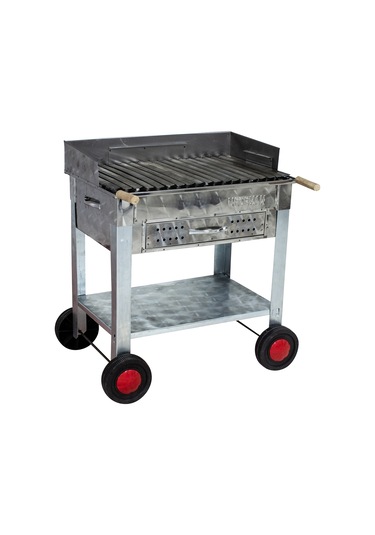 Metehan MTH-149 Pervazlı - Çekmeceli - Lama Izgaralı - Dört Tekerlekli Mangal