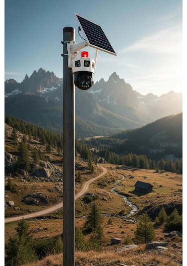 Okam 6010 4g E Sim Özellikli Solar 10x Optik Zoom Kamera