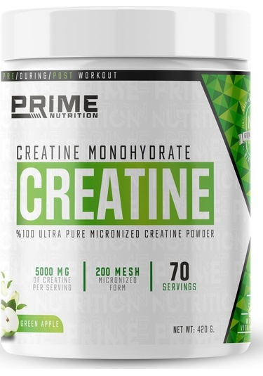 Prime Nutrition Creatine 420 Gram Yeşil Elma