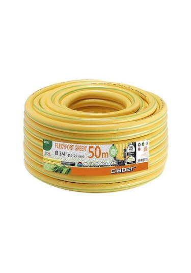 Claber 9138 Flexyfort Green Hortum 3/4 50M