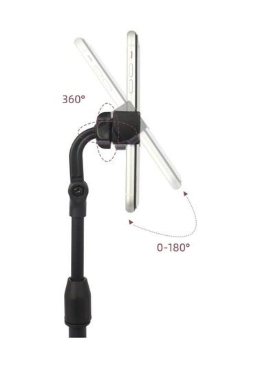 Buffer Masa Üstü Tablet Ve Telefon Tutucu Plastik Aparat Siyah Telefon Standı Çok Renkli