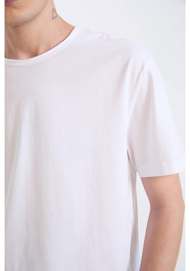 Defacto %100 Pamuk Regular Fit Bisiklet Yaka Kısa Kollu Ağır Kumaş Tişört D5481ax25spwt34 Beyaz Defacto %100 Pamuk Regular Fit Bisiklet Yaka Kısa Kollu Ağır Kumaş Tişört D5481ax25spwt34 Beyaz