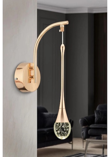 İstanbul Avize Aplik Mercure Gold Ledli Lüx Aplik