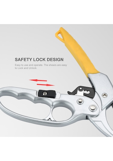 Ruicoo "ergonomik Bahçe Makası - Çiçek, Ağaç Ve Bitki Budama İçin Paslanmaz Çelik Kırpma Makası" 113 Karakter