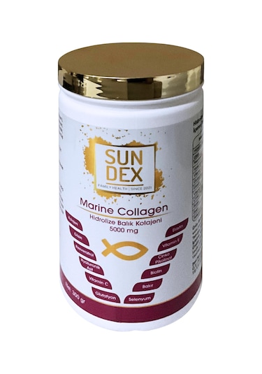 Sundex Marine Collagen Hidrolize Balık Kolajeni 300 G