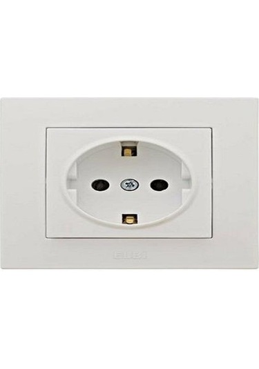 El-Bi Neo Sıva Altı Kapaklı Topraklı Priz N114441