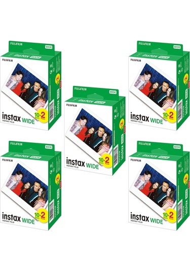 Instax Wide 20'li Film 5'li Set 100 Poz