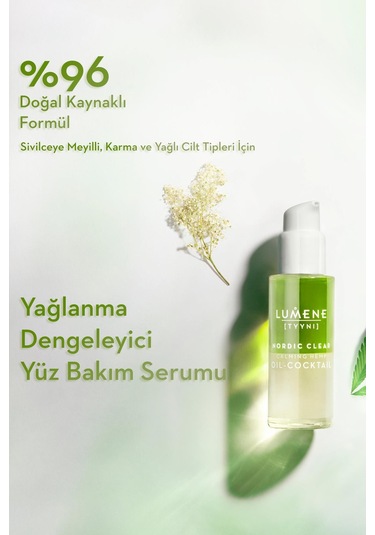 Lumene Kenevir İçeren Yatıştırıcı Bakım Kokteyli 30 ML