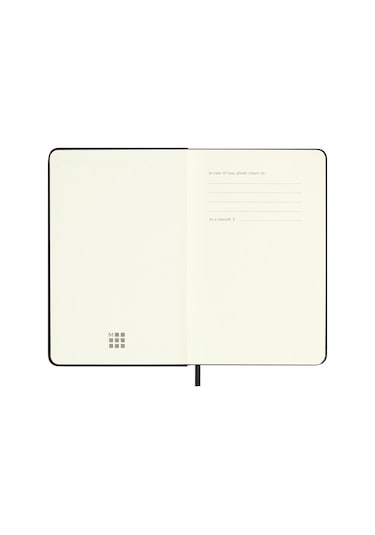 Moleskine Çizgili Siyah Defter Cep Boy Sert Kapak
