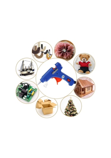 Sıcak Silikon Tabancası Anahtarlı 20w+35 Silikon Mum İnce Sadece 35 Adet Mum