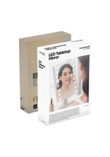 Led'li Ayarlanabilir Makyaj Aynası Beyaz Beyaz Diğer