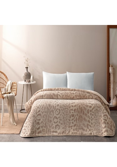 Taç Merlot Çift Kişilik Battaniye Kahverengi 000000001500219417 Kahverengi