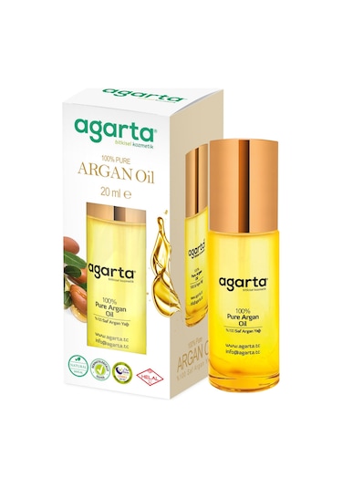 Agarta Doğal Argan Özlü Bakım Yağı 20 ML