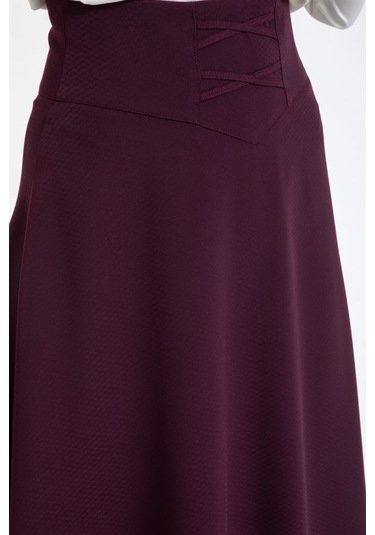 Kloş Etek Mürdüm-mürdüm Mürdüm