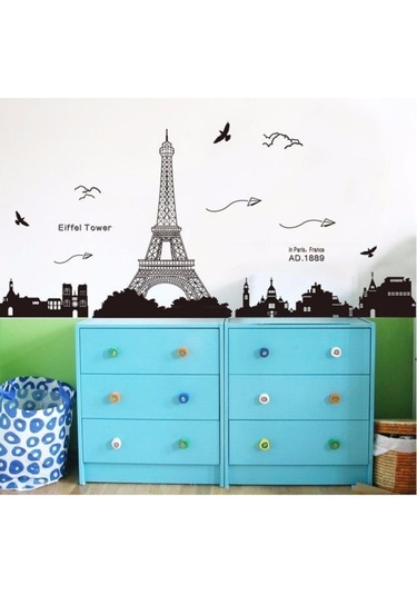 Eyfel Kulesi Çıkarılabilir Dekor Çevresel Duvar Duvar Çıkartmaları Çıkartması Diğer