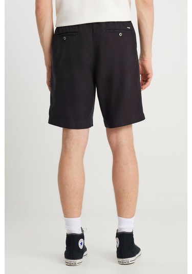 Wrangler Beli Lastikli Chino Şo Siyah Erkek Şort Siyah