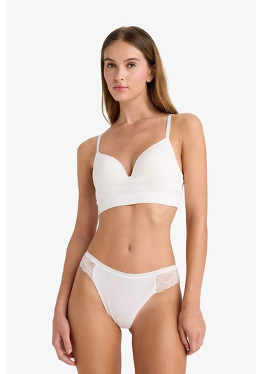 Defacto Dantel Detaylı Ribana 2li Brazilian Külot-fall İn Love F6603ax25hsgr93 Gri