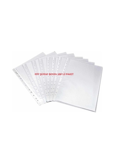 Föy Şeffaf Dosya 100’Lü Paket