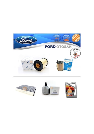 Ford Focus Uyumlu 3 1.6 Tdci Dizel Filtre Bakım Seti 2011-2018 (373117823)
