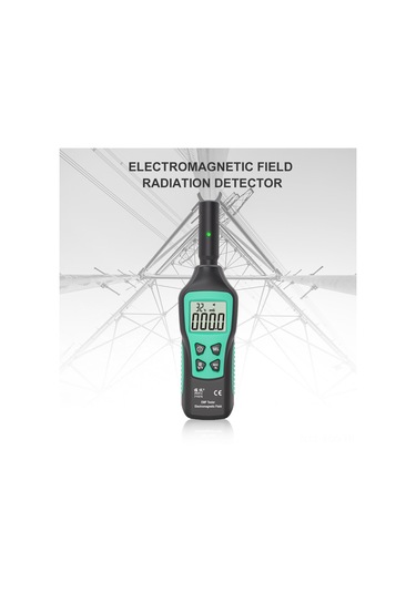 Springsun Fy876 Ev Ve Dışarıda Kullanılan Elektromanyetik Radyasyon Testeri - Manyetik Ve Elektrik Alanı, Sıcaklık Ölçümü - Siyah Pil Dahil Değil