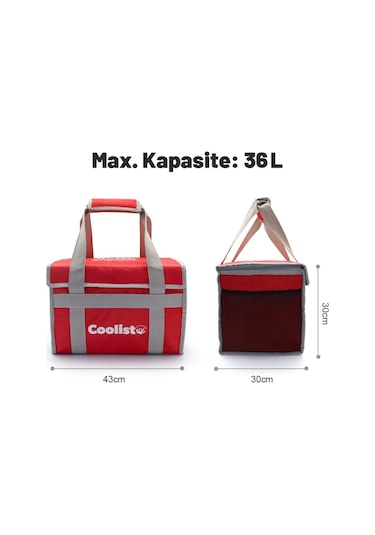 Coolist Cl36r 36 Litre Katlanabilir Termos Bez  Çanta / Buzluk