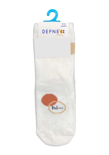 Defne Baby Bebek Çorabı E006-24 Ekru