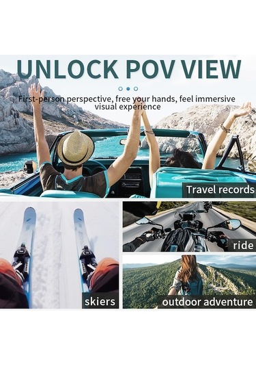 Ebitda Startrc Spor Kamerası Boy Askısı Montajı, Gopro Hero 12/11/10, Insta360, Osmo Aksiyon Kamerası Pov Vlog Video Kayıt Aksesuarları İçin Göğüs Kayışı Değiştirme. Siyah Siyah