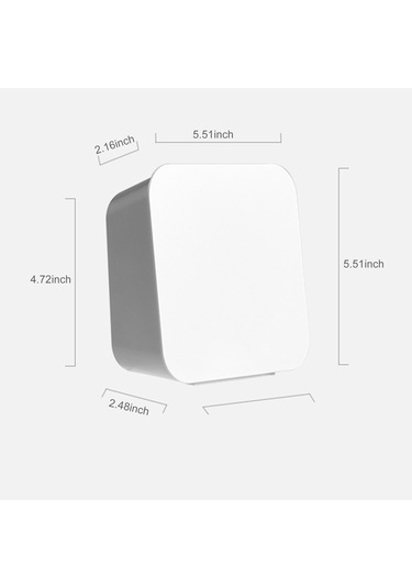 Leezsing Duvara Monte Pamuklu Çubuk Saklama Kutusu Saklama Düzenleyici Makyaj Pedleri Saklama Kutusu Banyo Düzenleyici Ev Dekoru Mutfak Banyo Ofis