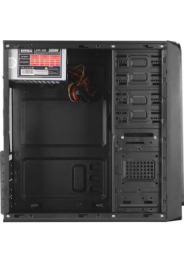 Everest 723A Peak 250W 2x8 CM Fan ATX Kasa