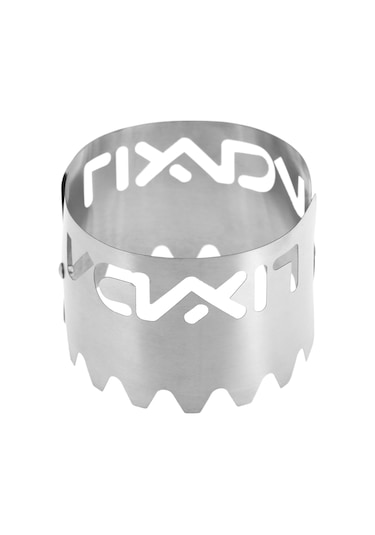 Vkemall Lixada Taşınabilir Açık Hava 2'si 1 Arada Ultra Hafif Titanyum Alkol O Gümüş