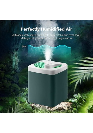 Aubyhe 3l Usb Ev Ofis Nemlendirici - Sessiz Isımsız Işık Ve 12 Saat Otomatik Kapatma Özelliğiyle Soğuk Buhar Nemleyici