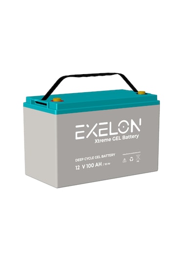 Exelon Solar Jel Akü 100 Ah 12v Deep Cycle Uzun Ömürlü