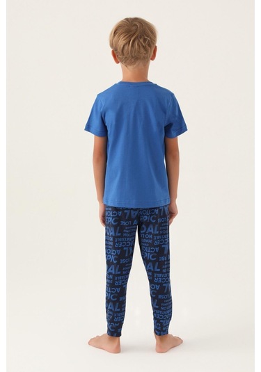 Roly Poly 3344 Goal Erkek Çocuk Pijama Takımı 001