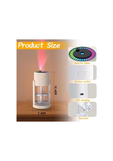 Led Işıklı Hava Nemlendirici Cihaz - 9028022434611do