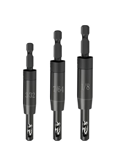 1/4 İnç Altıgen Şaftlı Matkap İçin Kendiliğinden Merkezleme Matkap Ucu Seti