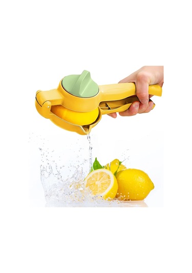 Juice Bükmeli Limon Sıkacağı Portakal Naranciye Sıkcağı Sarı